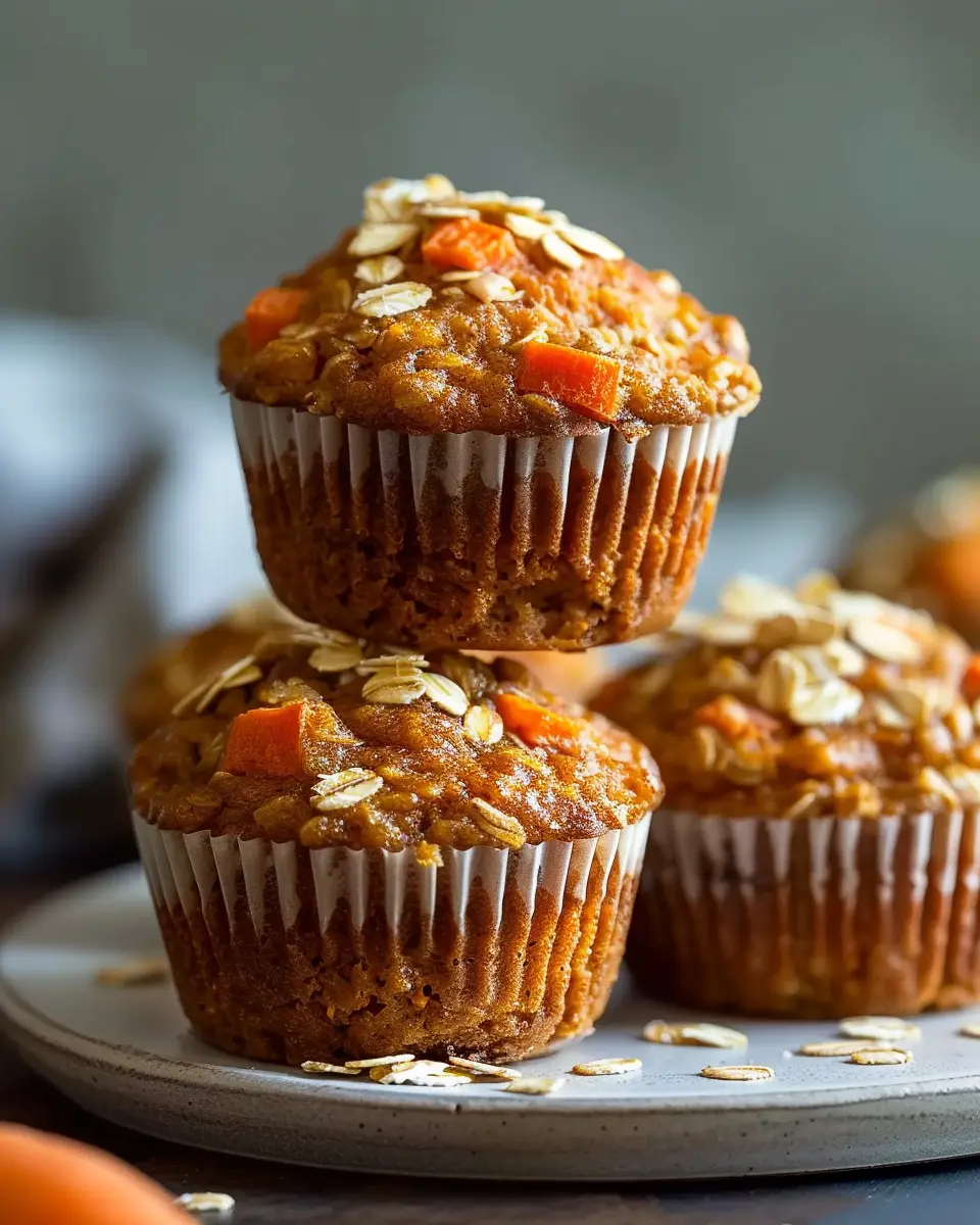 Easy One-Bowl Carrot Oatmeal Muffins for Healthy Mornings Delight