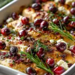 Honey Cranberry Chicken Bake with Ricotta Cheese