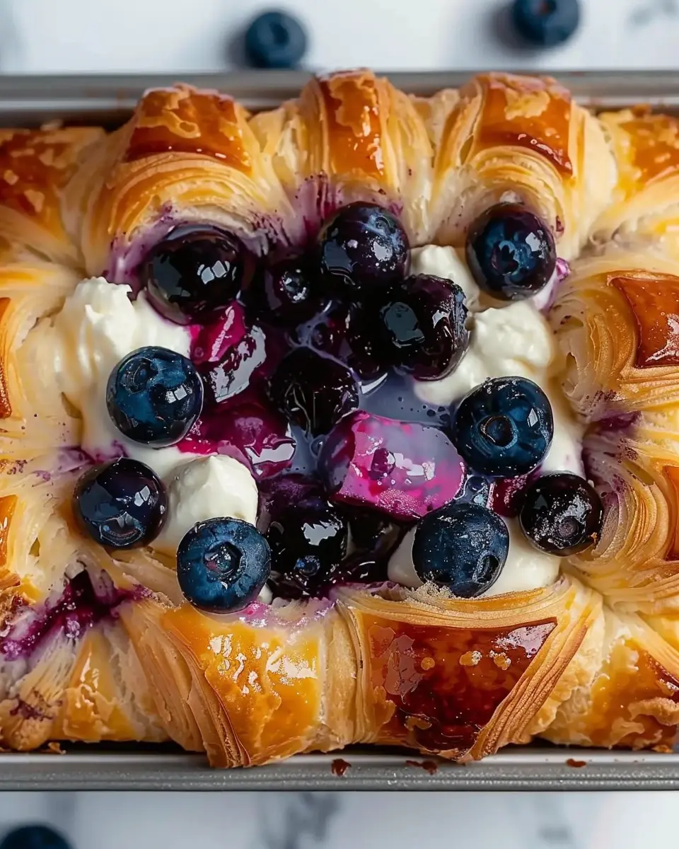 Blueberry Cream Cheese Croissant Casserole: The Best Indulgent Recipe