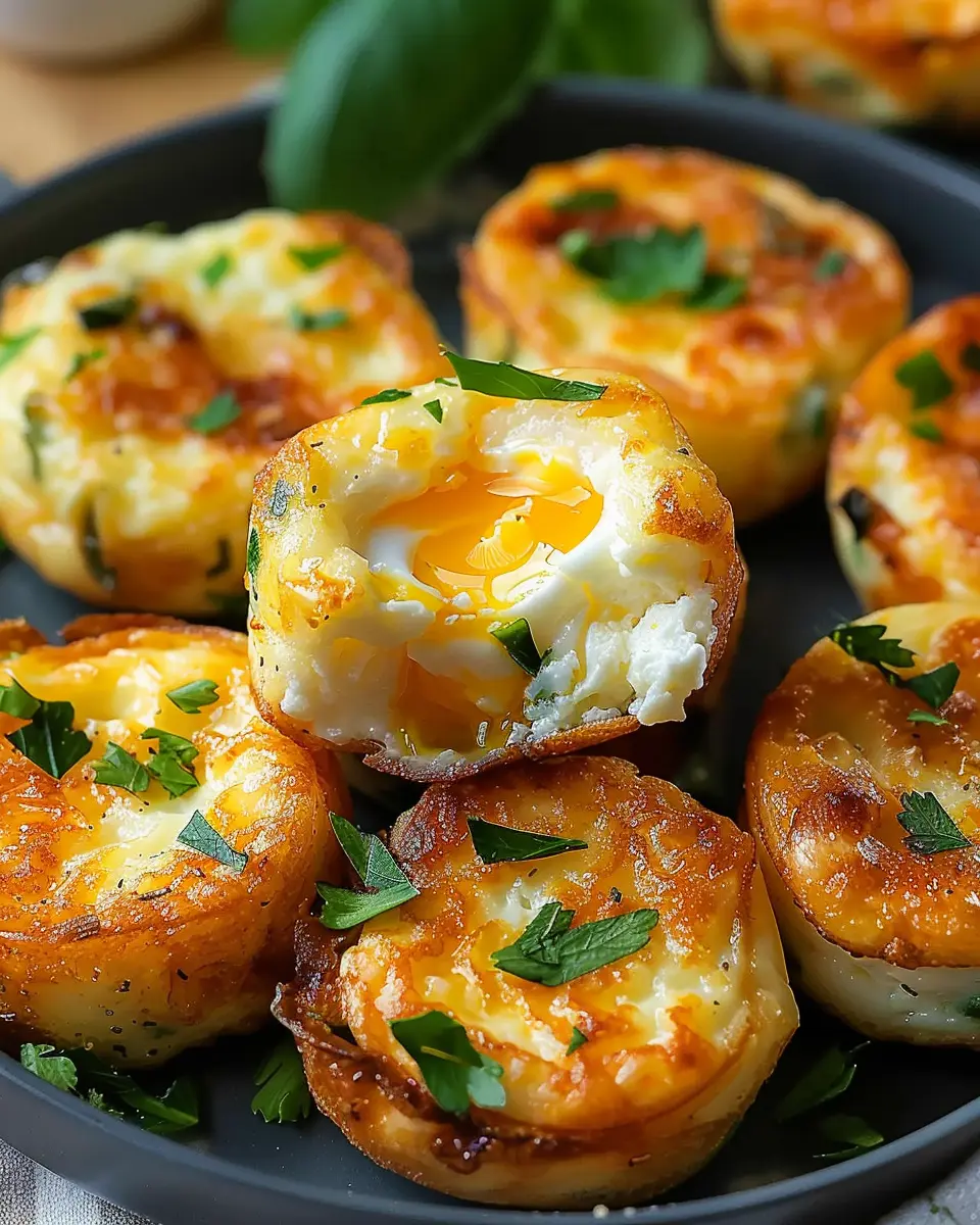 Cottage Cheese Egg Bites: Easy Turkey Bacon &amp; Chicken Ham Delight