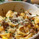 Saucy Sausage and Lemon Pasta (Sausage al Lemone)