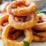 Crispy Fried Battered Apple Rings