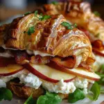 Apple & Goat Cheese Croissant Sandwich