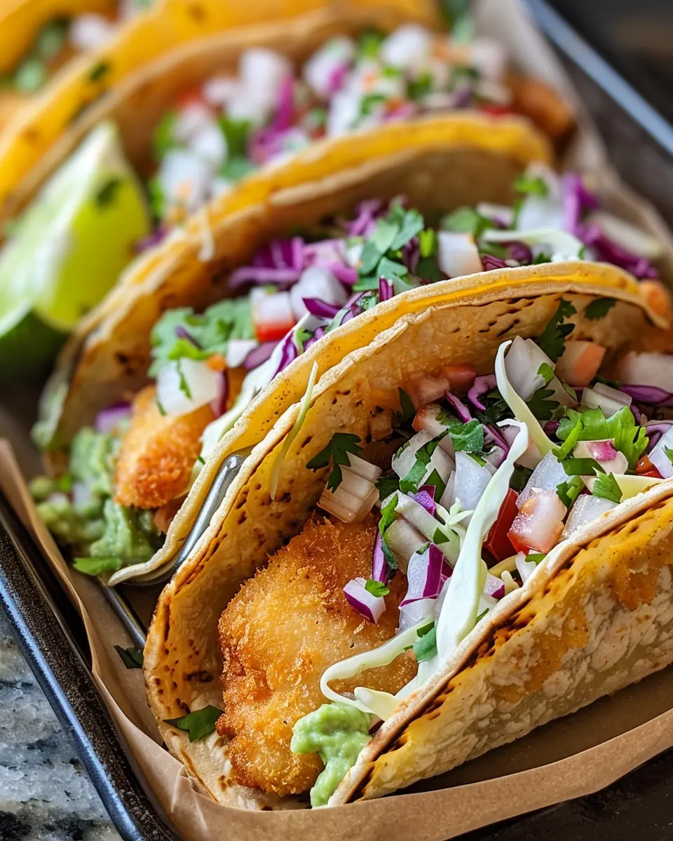 Crispy Fish Tacos with Cilantro Lime Slaw: A Flavorful Twist