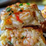 Savory Shrimp and Crab Biscuit Melts