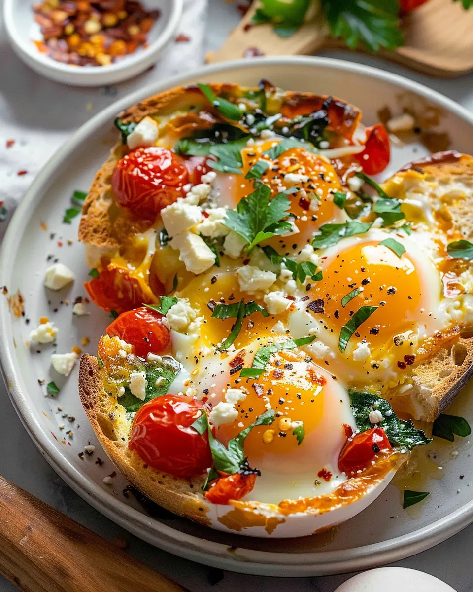 Baked Feta Eggs Recipe: Easy, Flavor-Packed Breakfast Delight