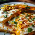 Cheddar Egg Quesadilla Recipe