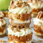 Apple Crisp Mini Cheesecakes