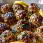 The Softest and Juiciest Greek Meatballs in Lemon Sauce