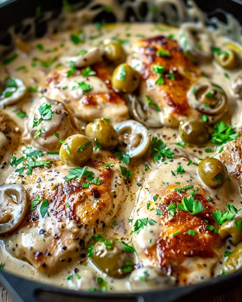 Creamy Pepperoncini Chicken Skillet Recipe for an Easy Dinner