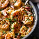 One Pan Creamy Garlic Shrimp