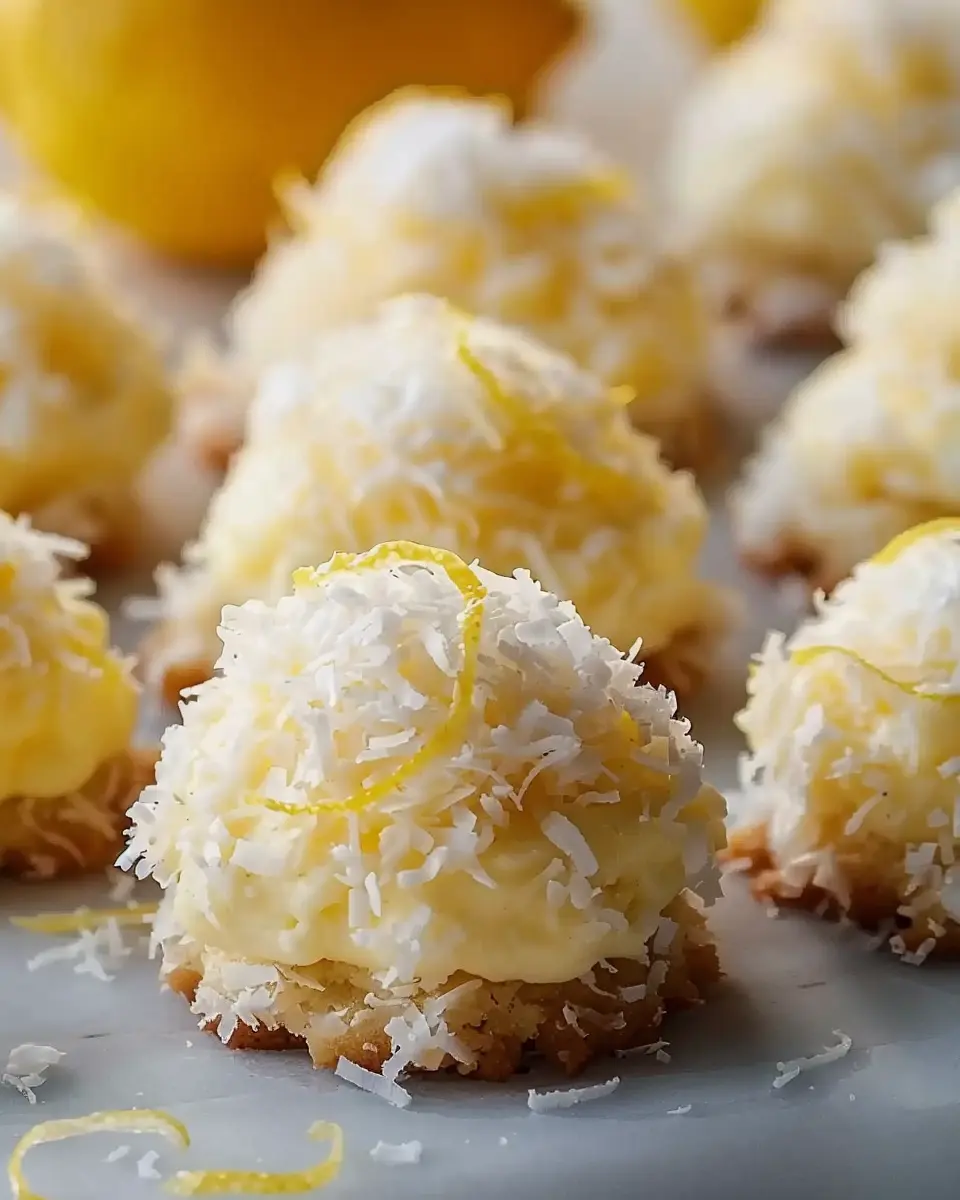 Lemon Coconut Cheesecake Cookies: An Easy, Indulgent Treat