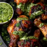 Peruvian Chicken with Green Sauce