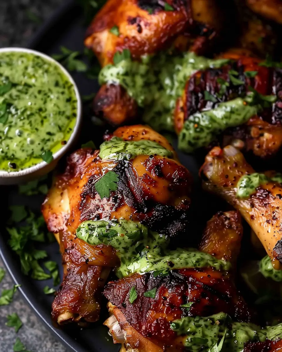 Peruvian Chicken with Green Sauce: A Juicy Home-Cooked Delight