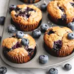 Homemade Blueberry Protein Muffins