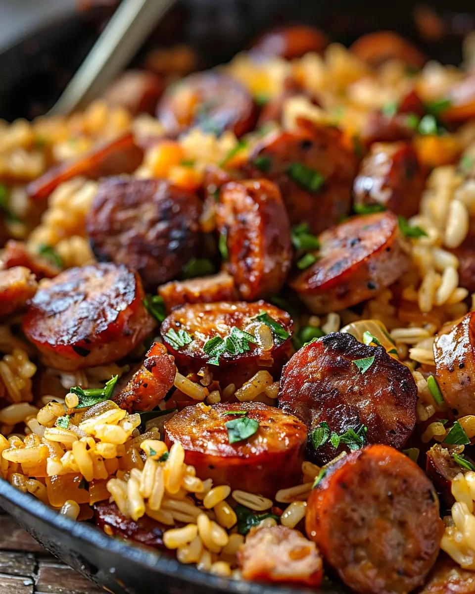 Cajun Sausage and Rice Skillet: A Simple, Flavor-packed Delight