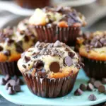 Cheesecake Chocolate Chip Muffins