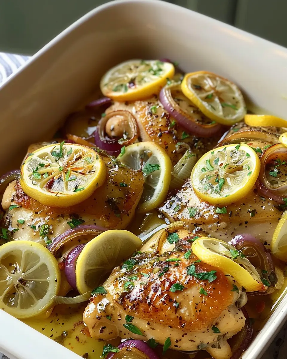 Lemon Shallot Chicken: Easy Recipe for Juicy Home-Cooked Delight