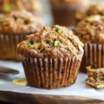 Hearty Whole Wheat Banana Zucchini Muffins