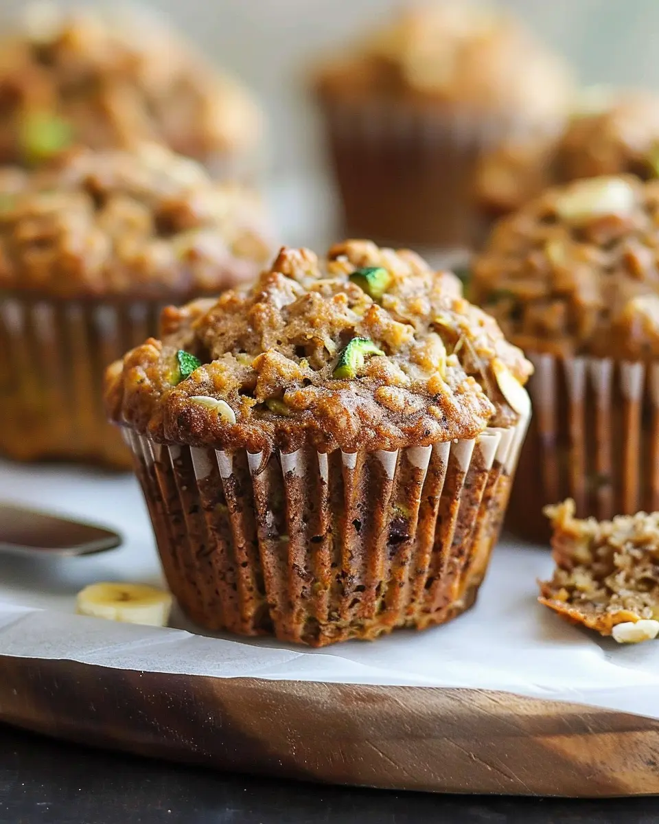 Hearty Whole Wheat Banana Zucchini Muffins You’ll Love to Bake