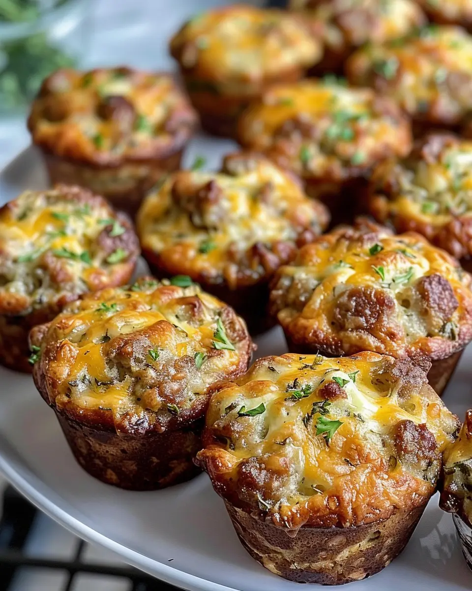 Herbed Sausage Cheese Muffins: Easy Comfort Food Delight
