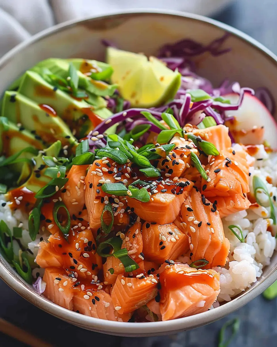Spicy Salmon Bowl: A Quick and Easy Flavor Explosion