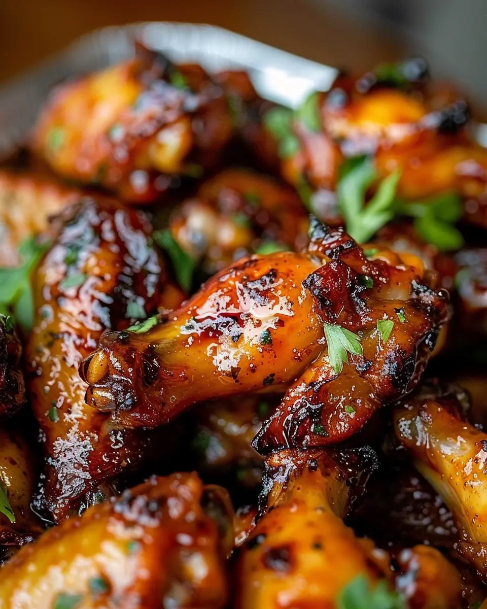 Maple Herb Glazed Chicken Wings: Juicy Bites for Home Chefs