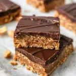 Chocolate Peanut Butter No Bake Bars