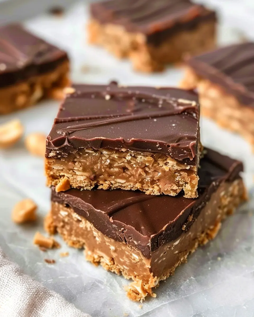 Chocolate Peanut Butter No Bake Bars: The Best Indulgent Treat